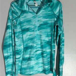 Under Armour Blue Long Sleeve Athletic Tee